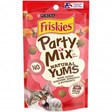 Friskies Party Mix Natural Yums Salmon 60g, 11914305, cat Treats, Friskies, cat Food, catsmart, Food, Treats
